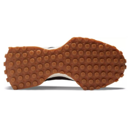 New Balance Women's 327 Shoes-Color: Black/White/Gum - Picture 2 of 5